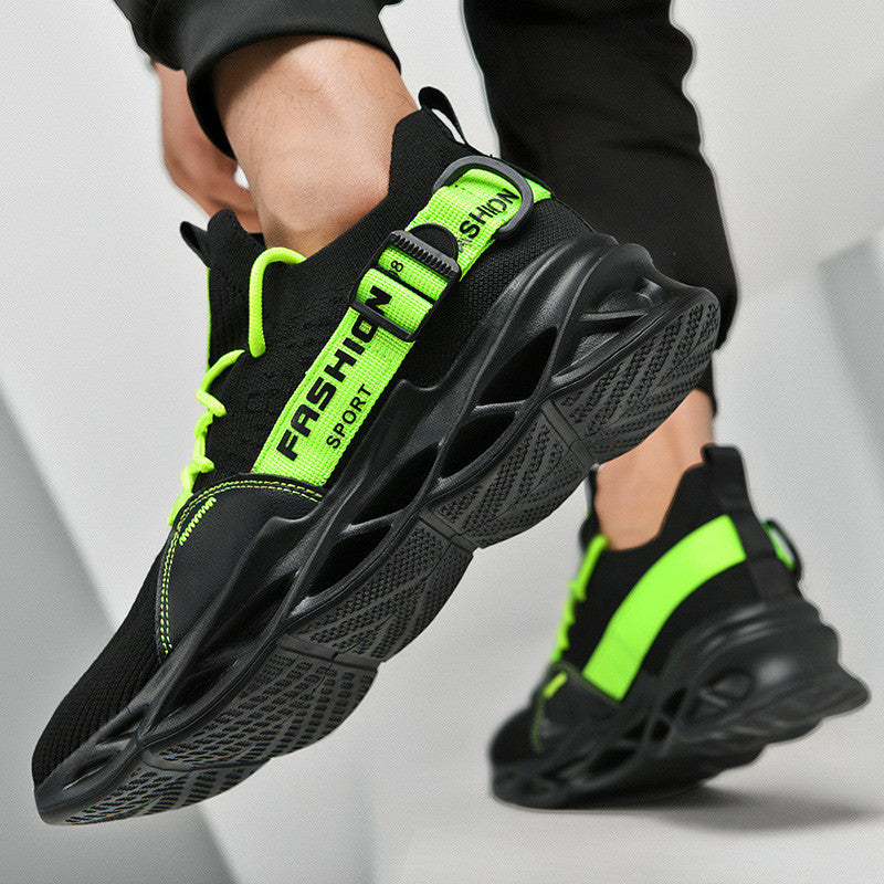 Flying Woven Men's Shoes Breathable Student Casual Sports Shoes Product Information: Opening depth: shallow mouth (below 7cm) Upper height: middle Toe shape: round toe Heel height: middle heel (3-5CM) Sole craft: viscose shoes Insole material: EVA Style: