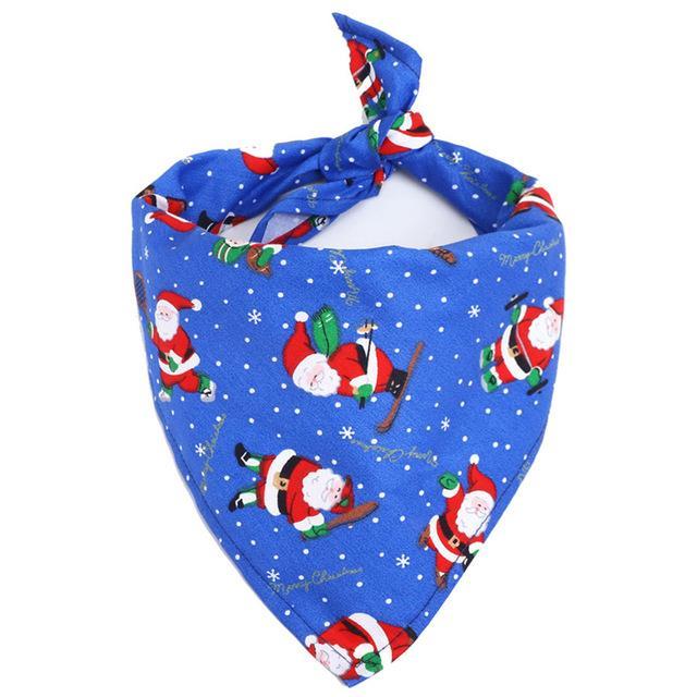 Pet dog scarf pet clothing Material: cotton Gram weight: about 17g Dimensions: as shown in the figure Feature 1: Christmas pet costume fashion bib Feature 2: Square towel for small, medium and large dogs Pet dog scarf pet clothing Material: cotton Gram we