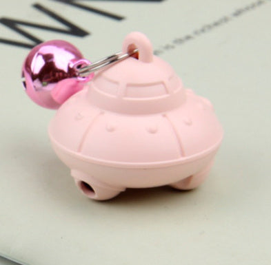 Cat Self-Hi Toy Flying Saucer USB Charging With Bell Cats Toys Pet Products Product information: Color: green, pink, Material: Plastic Category: Pet Toys Power supply: TYPE-C charging Packing list: 1*Cat Toy Product Image: Cat Self-Hi Toy Flying Saucer US