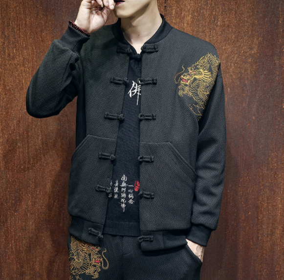 Buttoned embroidered jacket Fabric composition: polyester fiber (polyester) Content: 95 (%) size shoulder bust Sleeve Length M 39 96 60 68 L 40 100 61 69 XL 41 105 62 70 XXL 42 110 63 71 XXXL 43 115 64 72 XXXXL 44 120 65 73 XXXXXL 45 125 66 74 1. Asian si