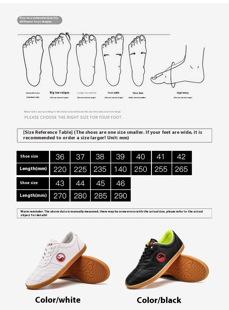 Men's Soft Bottom Lightweight Non-slip Breathable Martial Arts Practice Shoes Product information: Thickness: ordinary thickness Suitable Location: Runway Lining material: Mesh Color: T212 Black, T212 White, T313 black flyknit surface, T313 White flying s