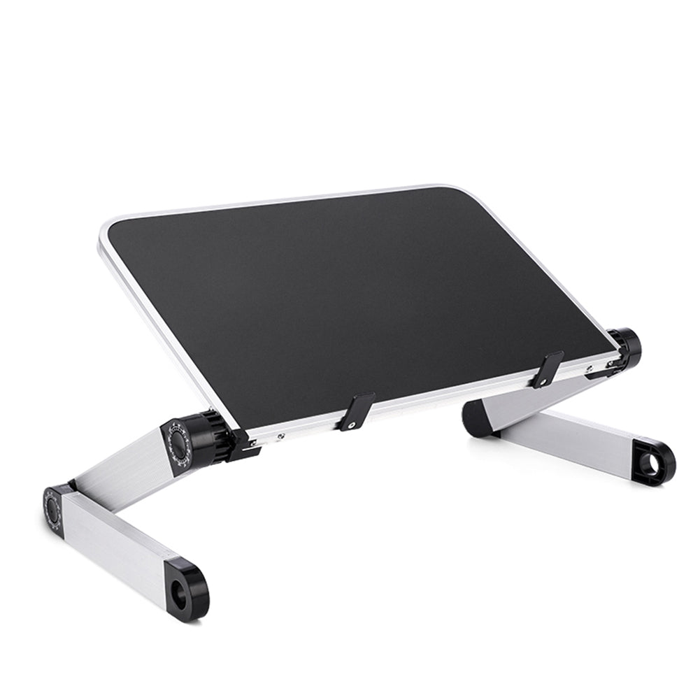 Foldable Laptop Stand Ergonomic Desk Tablet Holder Overview: The table angle can be adjusted 360 degrees to protect your cervical spine. The height adjustment allows you to sit more comfortably, is light and easy to store Uses: Used as a comfortable desk