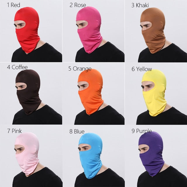 Full Cover Face Mask Hat Introducing the Full Cover Face Mask Hat. This new product is the perfect companion for your outdoor adventures. Featuring a quick drying lycra outer layer, this face mask hat provides effective sun and wind protection, but still