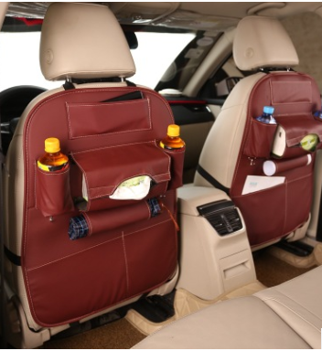 Car supplies storage box car storage bag box car seat storage leather storage bag box Appearance size 50*65 Material leather Material: leather Production area: xingtai hebei style: hanging Volume: 7 large space appearance design: solid color Car supplies
