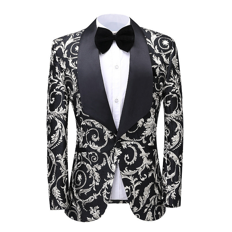 Two-piece suit men's suit Supply category: spot Article number: 195600 Purchasing category: fashion city (24-35 years old) Placket: single row one button Error range: 1-3cm Suitable for the season: four seasons Inventory: yes Inventory type: whole order F