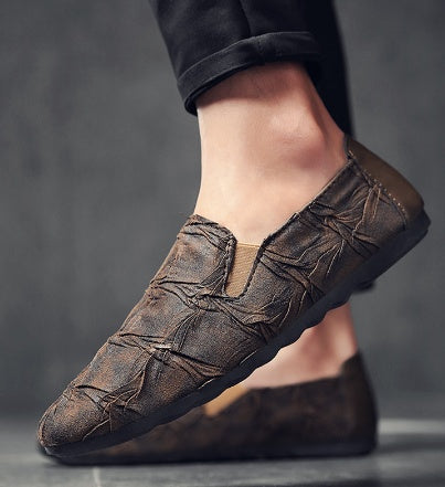 Casual cock shoes men's shoes forrest men's tide British shoes Product Information: Function: breathable, light, wear-resistant, non-slip Applicable gender male Upper material: suede Sole Material: Rubber Wearing style: front tie Heel shape: flat heel Ins