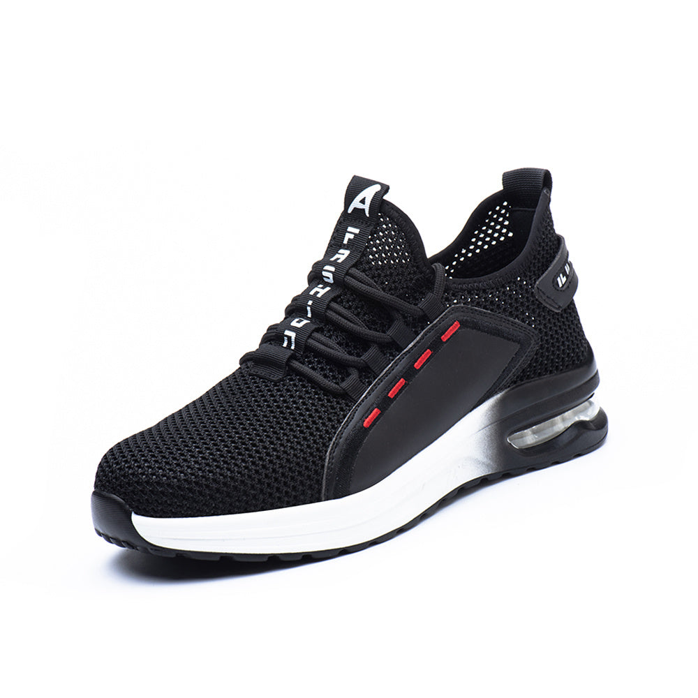Mesh Fly Woven Anti-Smashing And Anti-Piercing Safety Shoes Product Information : Color: 795 black and black, 796 black and white Function: Piercing damage Material: flying weave Upper style: low cut Application scope: oil field, chemical industry, railwa