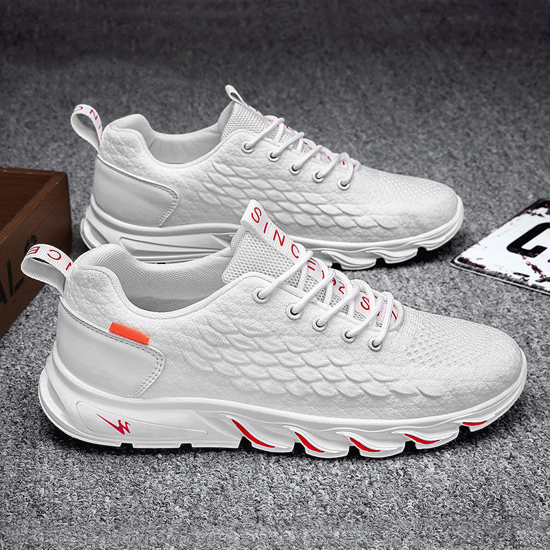 Summer Mesh Fly Woven Sports Mesh Shoes Men's All-match Casual Light Youth Breathable Thin Trendy Shoes Product information: Size: 39,40,41,42,43,44 pattern: plain Style: Korean Popular elements: car suture Heel height: flat heel (less than or equal to 1c