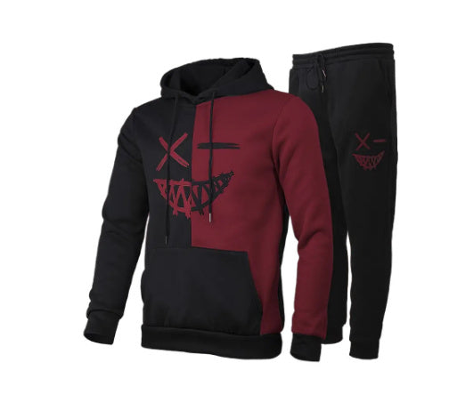 New Sports And Leisure Classic Plaid Hooded Long Sleeve Sweater Suit 2-piece Set Product information: Thickness: ordinary Fabric name: Chemical Fiber blend Main fabric composition: Polyester Fiber (polyester) Jacket style: T-shirt Size: S,M,L,XL,2XL,3XL,4