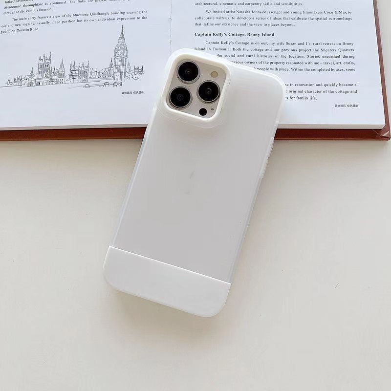 Simple Color Contrast Men's And Women's Phone Cases Product Information: Applicable brand: Apple Style: Back cover type Material: tpu Color: black and white, blue and white, wine red and white, grey orange, translucent white, green orange Compatible with