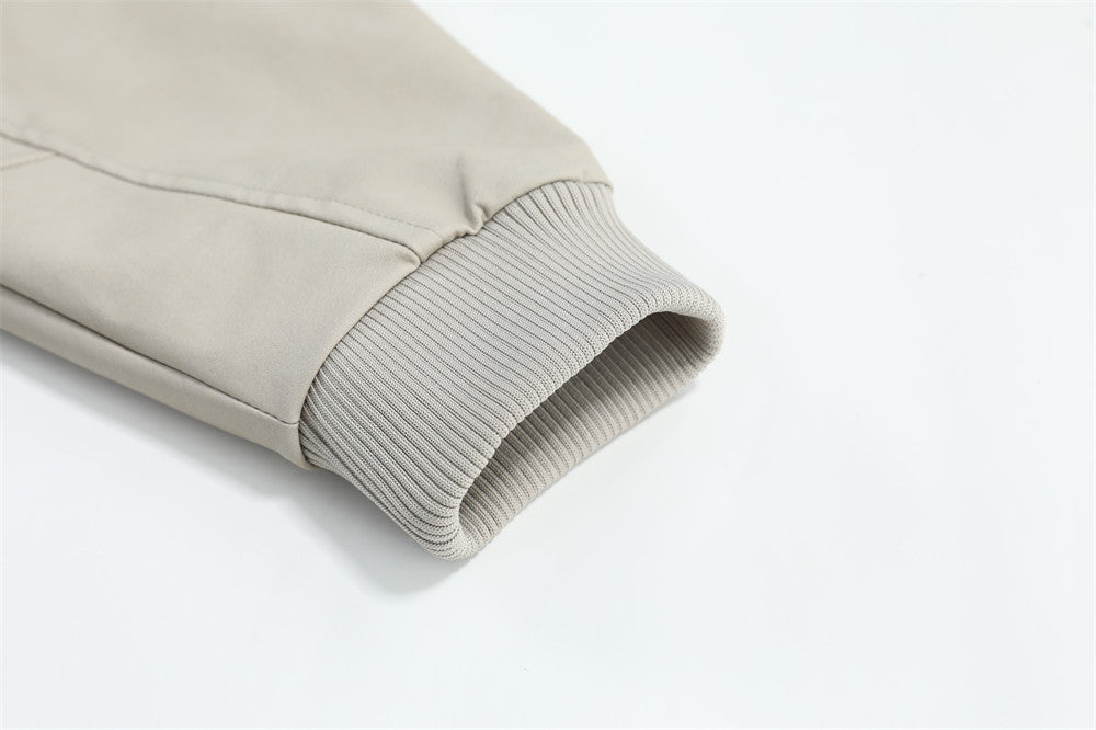 European And American Style Pilot Jacket Men Product information: Color: Black, apricot Suitable for people: Youth Size: S,M,L,XL Applicable scenarios: Leisure Main fabric composition: Polyester Fiber (polyester) Applicable Gender: Male Size Information: