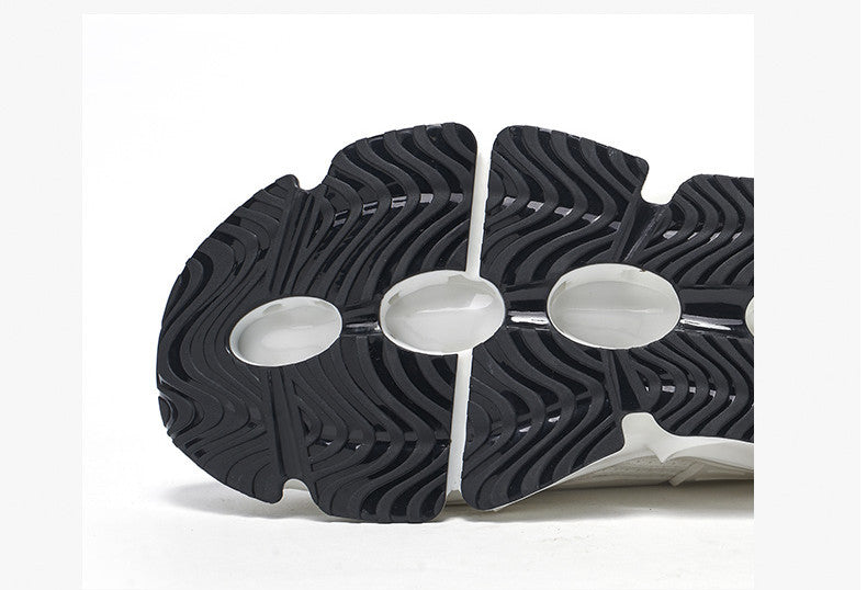 Sports Shoes Breathable Fly Woven Mesh Shoes Thick-soled Men's Shoes Shock Absorption Overview: Unique design, stylish and beautiful. Good material, comfortable feet. A variety of colors, any choice. Specification: Fashion element: Sewing thread Upper mat