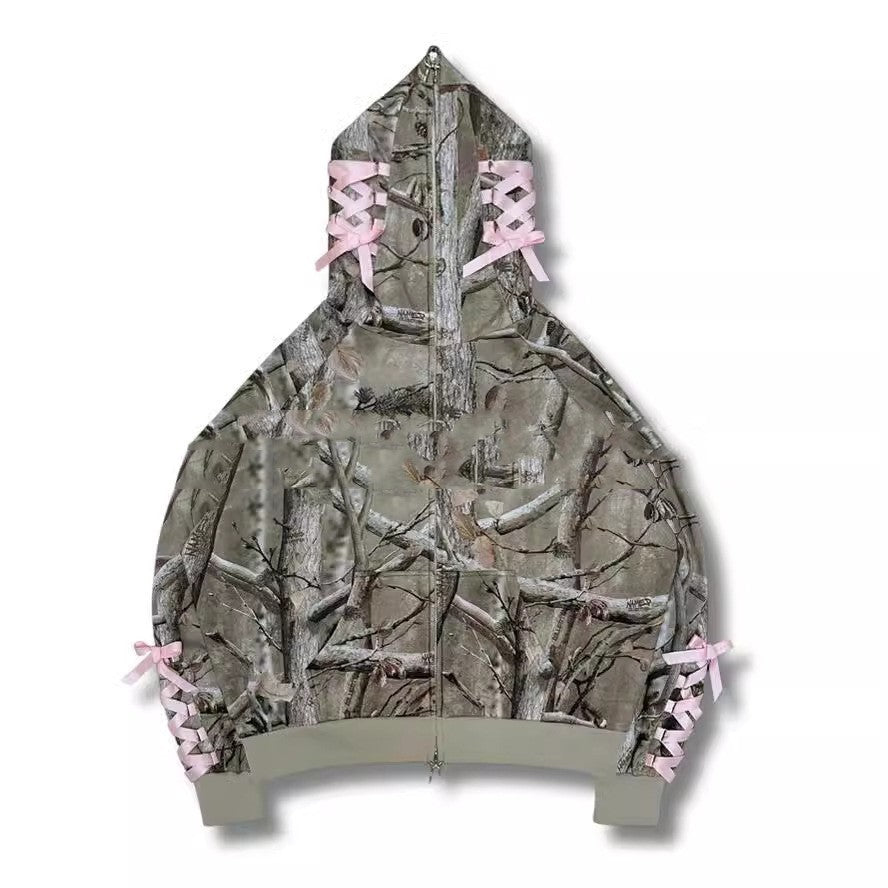 Printed Jungle Hunting Hoodie Men Product information: Pattern: pattern Color: Army Green Size: XS,S,M,L,XL,2XL,3XL Version: Loose Style: pullover Main fabric composition: Polyester Fiber (polyester) Sleeve length: long sleeve Packing list: Top*1 Product