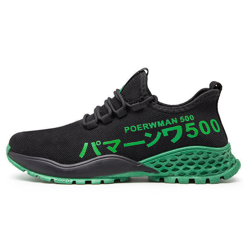 Men Sneakers Mesh Sports Shoes Overview: Unique design, stylish and beautiful. Good material, comfortable feet. A variety of colors, any choice. Specification: Upper material: mesh fabric Toe shape: round toe Heel height: low heel (1-3CM) Function: Breath