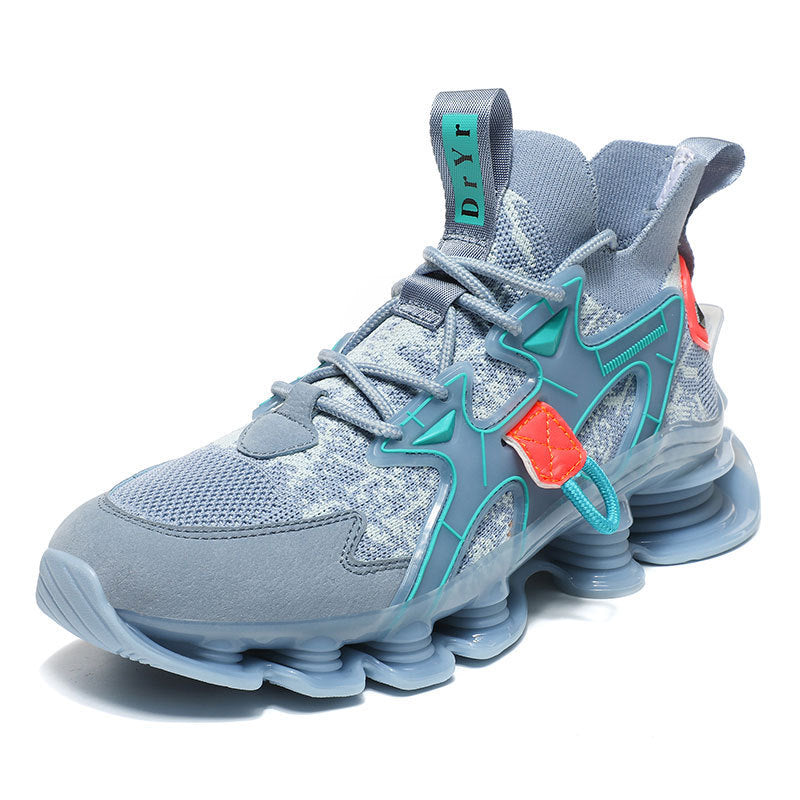 Sneakers Mesh Men's Basketball Fly Woven Coconut Product information : Sole material: tpu How to wear: Front tie Inner material: mesh Opening depth: shallow mouth (below 7cm) Upper height: low Toe shape: round head Heel height: low heel (1-3CM) Color: ice