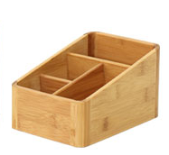 Desktop storage box Product Name: Multi-purpose storage box Product introduction: The product adopts the deep bamboo and old bamboo as the plate, the surface is smooth and the texture is clear and the corner is round and round. The desktop is filled with