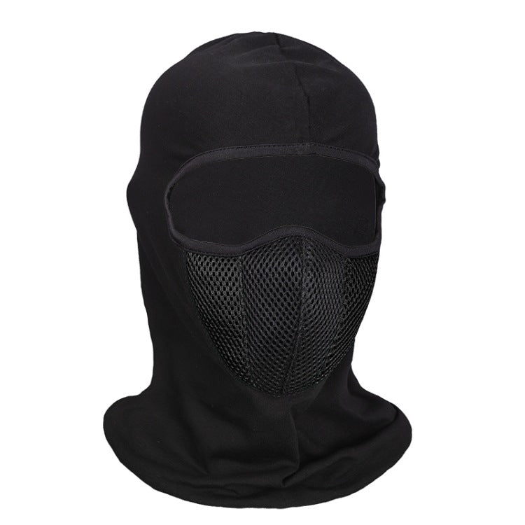 Summer Outdoor Sports Cycling Head Cover Ice Silk Sun Proof Mask Bicycle Motorcycle Windproof Dustproof Masked Head Product information: Pattern: Monochrome Color: red, blue, black, gray Processing Method: Satin Hat top style: Dome Applicable gender: neut