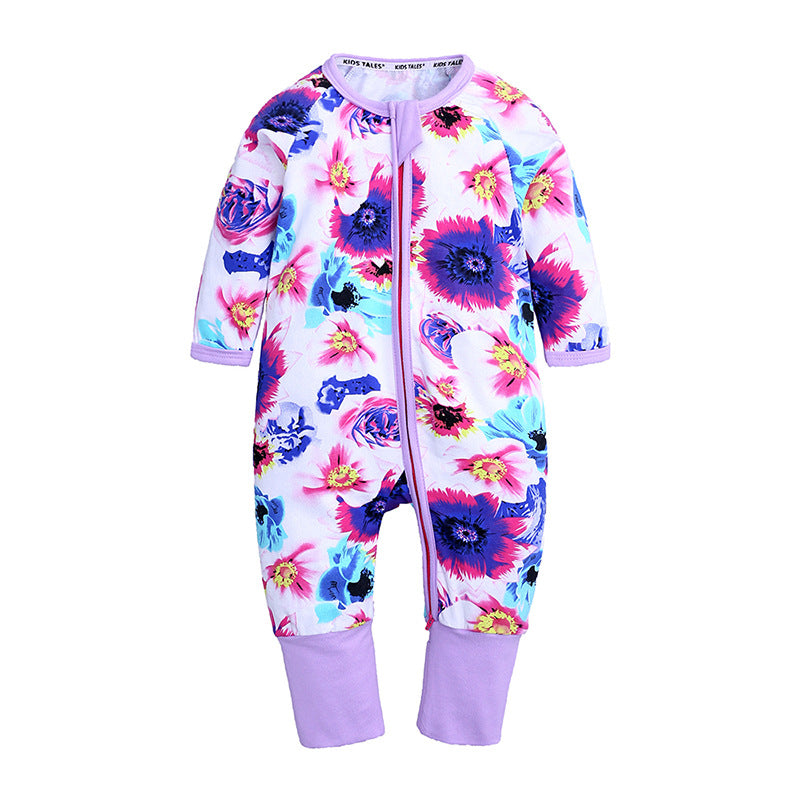 Baby cotton clothes Sleeve length: long sleeve Whether hooded: not hooded AQL sampling standard; 2.5 Flat car stitch pitch 12~14 stitches/3cm: Yes Thickness: General Fabric name: Cotton Main fabric ingredient content: 95 (%) Security level: Class B Closed