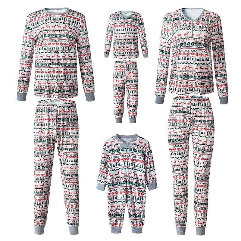 Family Matching Christmas Pajamas Set Introducing the Family Matching Christmas Pajamas Set! This festive and cozy set is perfect for the whole family to enjoy during the holidays. Made from a soft and comfortable fabric, these pajamas will keep everyone