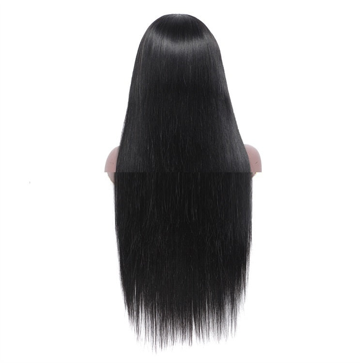Human Hair Straight Strip Mechanism Headband Product information: Applicable crowd: women Treatment process: mechanism Dyeing and ironing: Dyeing and ironing are allowed Hair material: human hair Applicable skin color: any skin color Applicable face type: