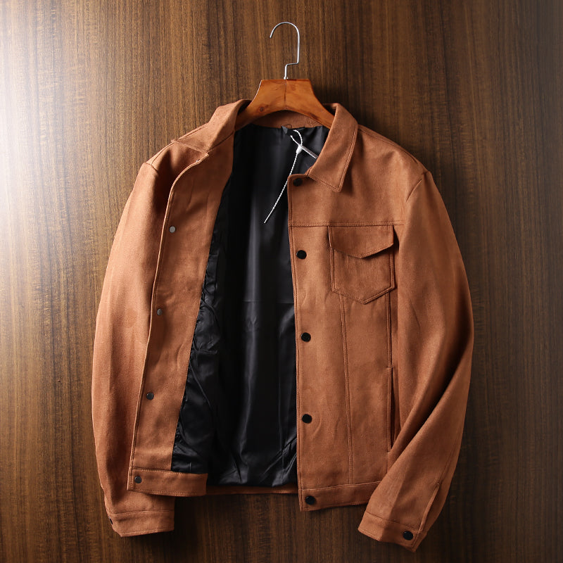 Men's Fashion Casual Workwear Jacket Coat Product information: Pattern: solid color Color: gray, black, brown Size: M,L,XL,2XL,3XL,4XL Main fabric composition: Polyester Fiber (polyester) Applicable Gender: Male Sleeve length: long sleeve Size: Note: 1. A
