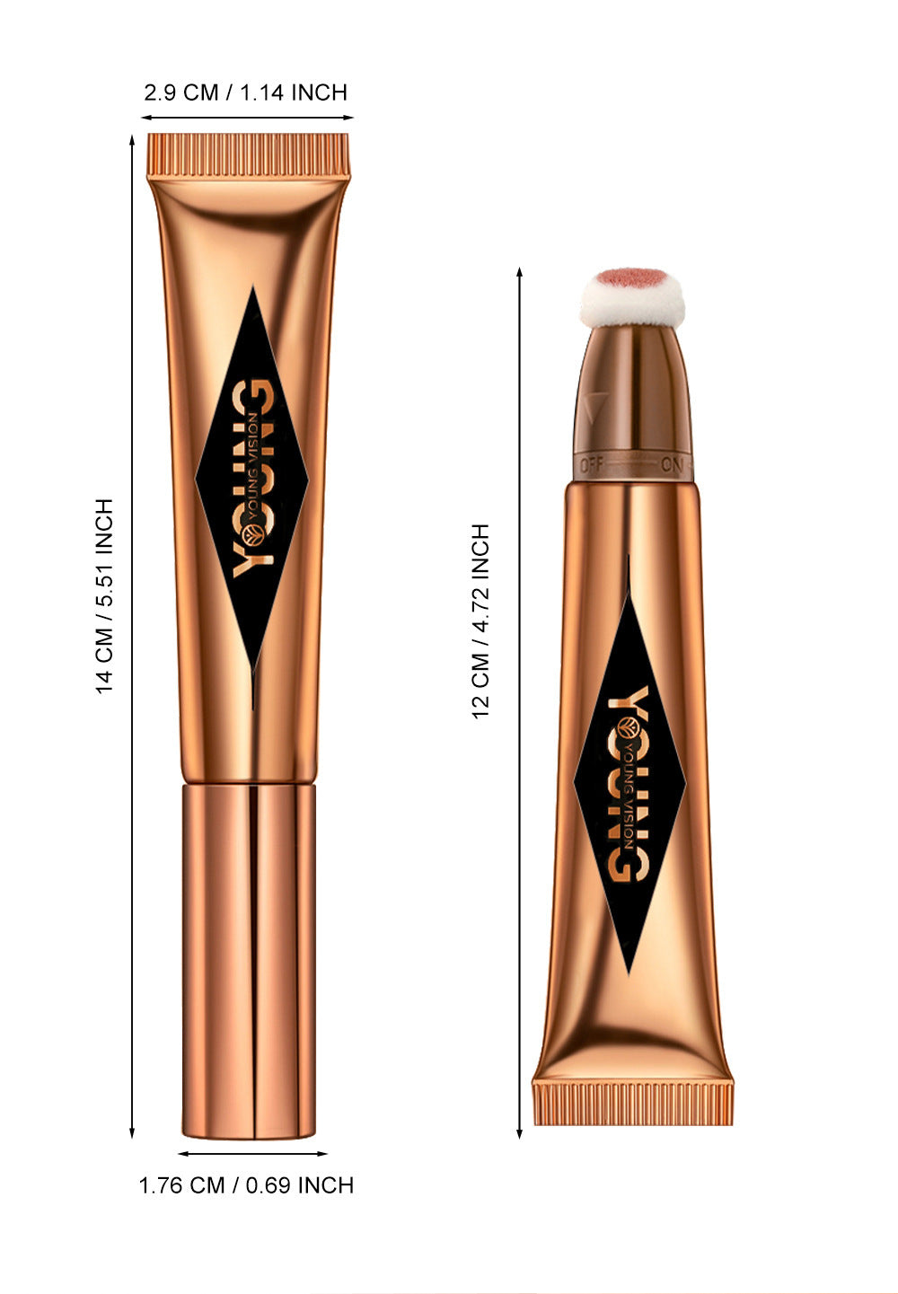 Air Cushion Repair Blush Highlighter Product information: Net content: 12ml Category: Blush, Rouge Color System: nude color series Color number: six colors Size: Packing list: Air cushion facial powder blusher * 1 Product Image: Air Cushion Repair Blush H