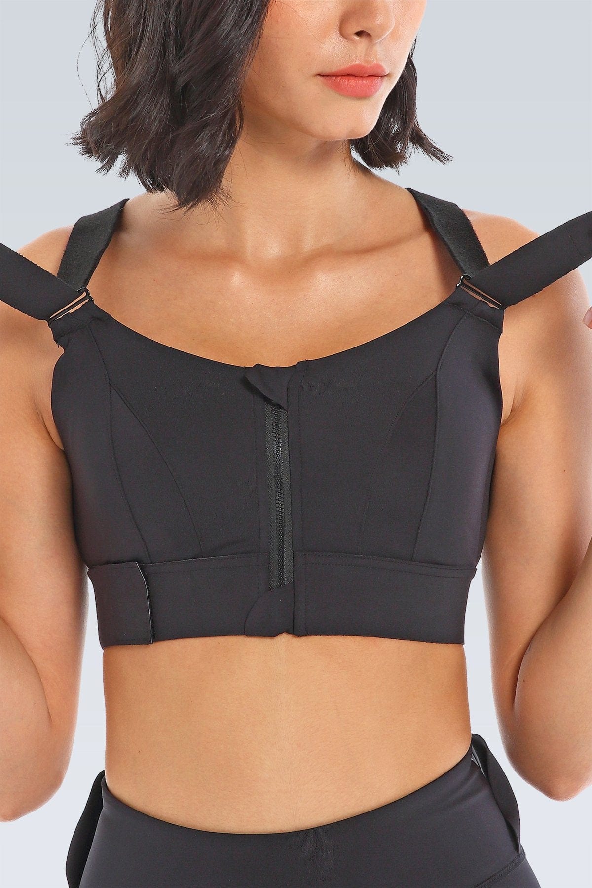 Adjustable Sports Bra Enjoy a total game-changer in your workout with our Adjustable Sports Bra. Featuring wireless support using no uncomfortable underwire, this bra offers maximum breast coverage and support throughout all types of activities. With a zi