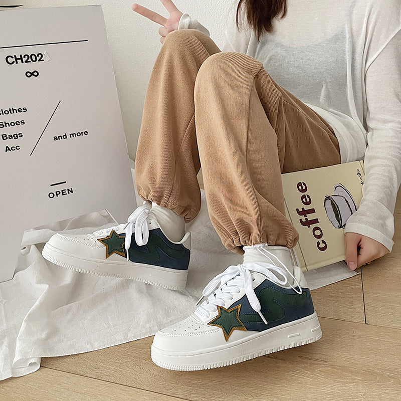 Men And Women Retro Low-top Breathable Sports And Casual Shoes Product information: Function: Height, breathable, balance, non-slip, wear-resistant, sweat-absorbent Lining material: mesh Vamp height: low-top Sole material: TPR Upper material: synthetic le