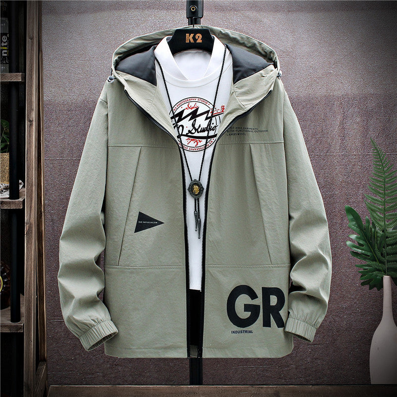 Large Size Simple Jacket Men Product information: Placket: zipper Whether Hooded: Hooded Fabric name: Cotton Main fabric composition: polyester fiber (polyester) The content of the main fabric ingredient: 100 (%) Lining composition: polyester fiber (polye