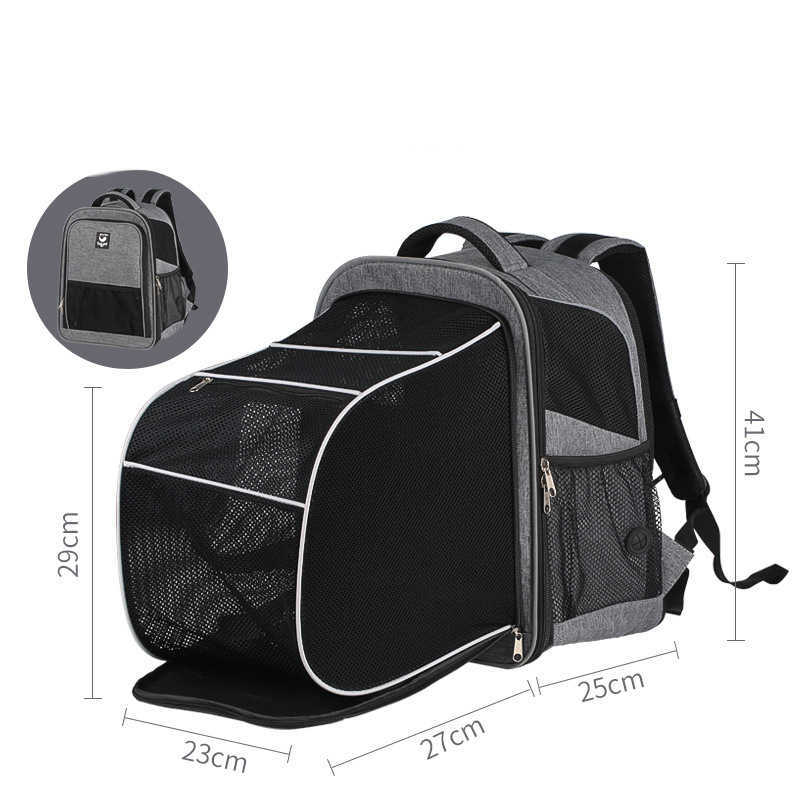 Pets Go Out Backpack Portable Space Capsule Large Capacity Shoulder Dog Product information: Material: ABS+PC+fabric Capacity: 45*26*29 pattern: plain Hardness: medium to soft Color: One-way expansion outing backpack (Malachite green), one-way expansion o