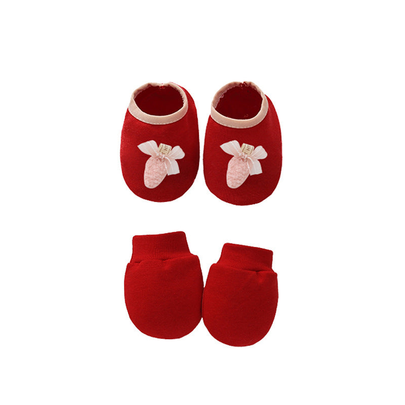 Baby Cotton Gloves Baby Foot Cover Baby Product information: Material: Cotton Product category:Pullover cap Style: Wild Applicable gender: Unisex / both men and women Color: White, light blue, gray, camel,Navy blue, black, gray black, pink, dark pink, ros
