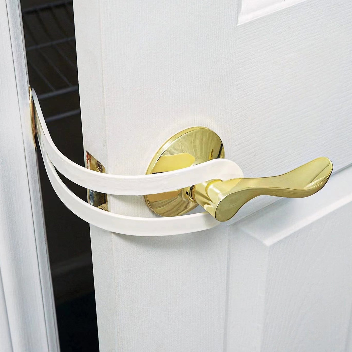 Cat Feeding Door Seam File Anti-collision Can Control The Size Dog Pet Supplies Product information: Material: plastic Style: fashion and simplicity Features:Solid color Colour: White Size Information: Packing list: Door seam file*1 Product Image: Cat Fee