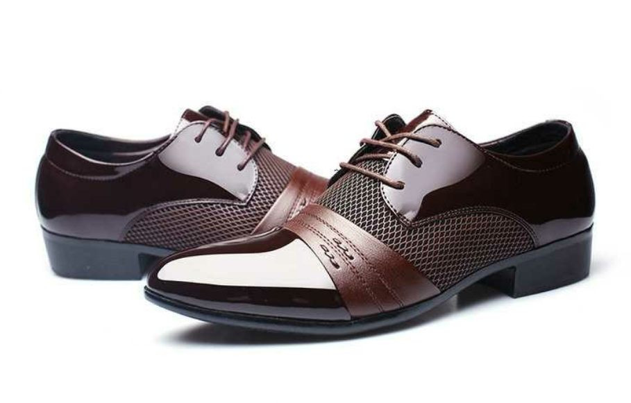 Men's casual shoes Product Category : Leather shoes Applicable age: adult Upper material: artificial PU Sole Material: Rubber Applicable gender: male Toe shape: pointed Upper height: low to help Function: breathable, wear resistant Color: black, brown Siz