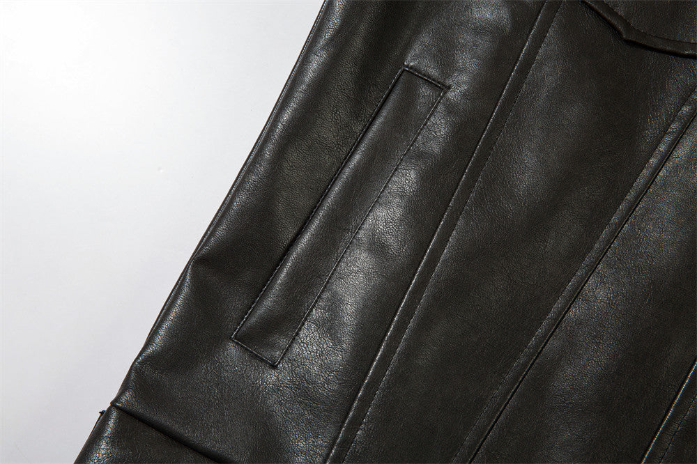 Riding Biker's Leather Jacket Men Product information: Color: Black, Brown Size: M,L,XL Leather classification: PU Applicable scenarios: Leisure Applicable people: Youth Note: 1. Asian sizes are 1 to 2 sizes smaller than European and American people. Choo
