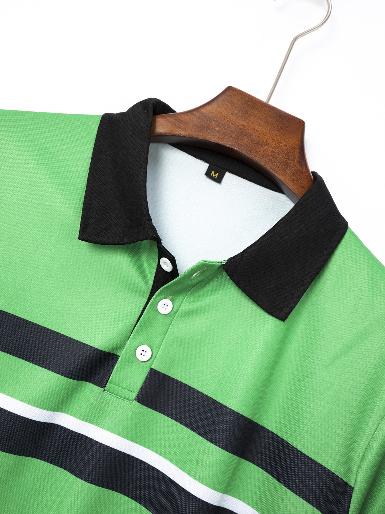 Men's Casual Polo Collar Button Business Digital Printed All-matching Top Product information: Pattern: color matching Color: khaki, wine red, pink, gray, green, khaki Size: S,M,L,XL,XXL,XXXL Version: Loose Thickness: ordinary Fabric name: cotton blend Ap