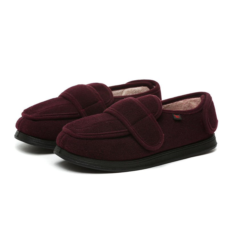 Zhivago Middle-aged And Elderly Plus Size Walking Soft Cloth Shoes Product information: Applicable sports: Hiking Color: Black, purplish red, moss color, black plus velvet 6007-2, burgundy with fleece lining, deep blue with velvet Upper height: Low top So