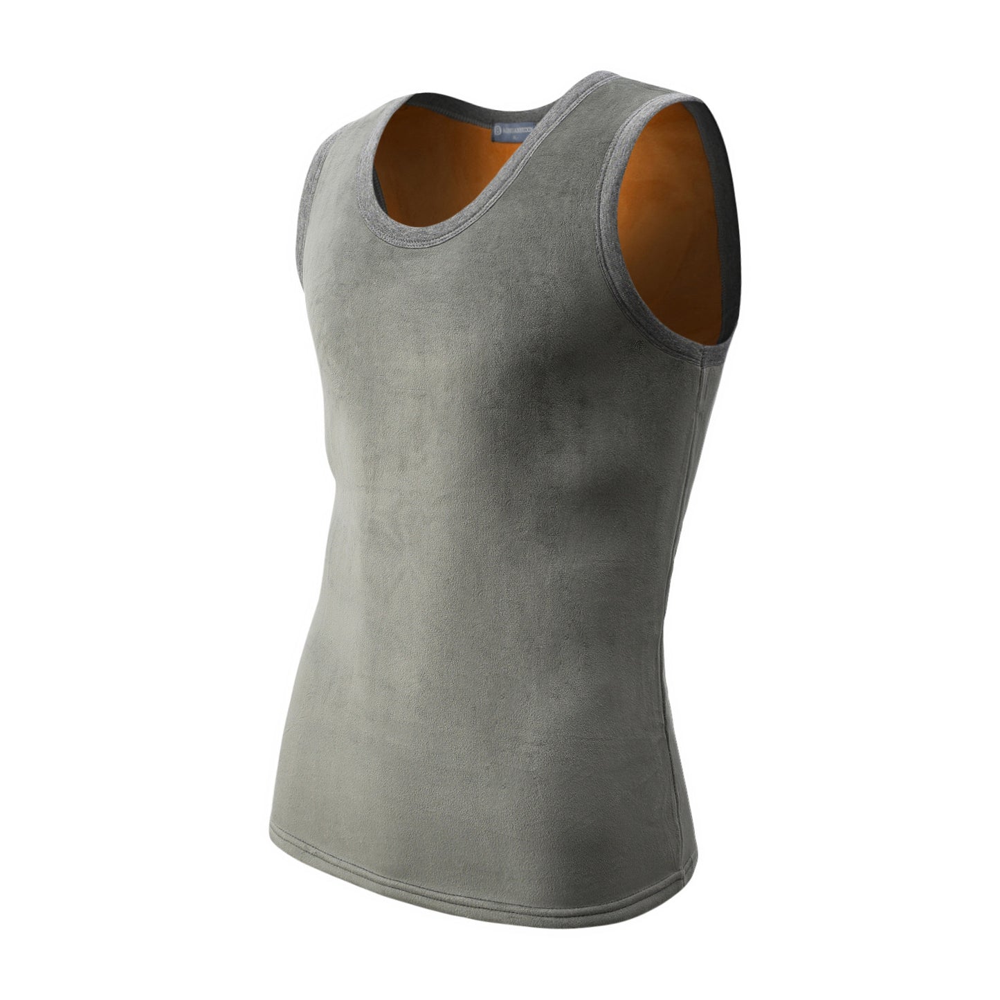 Men's Fleece Thickened Gold Thermal Vest Product information: Fabric name: blended Function: keep warm Color: black (single-sided gold velvet), dark gray (single-sided gold velvet), light gray (single-sided gold velvet), black (double-sided gold velvet),