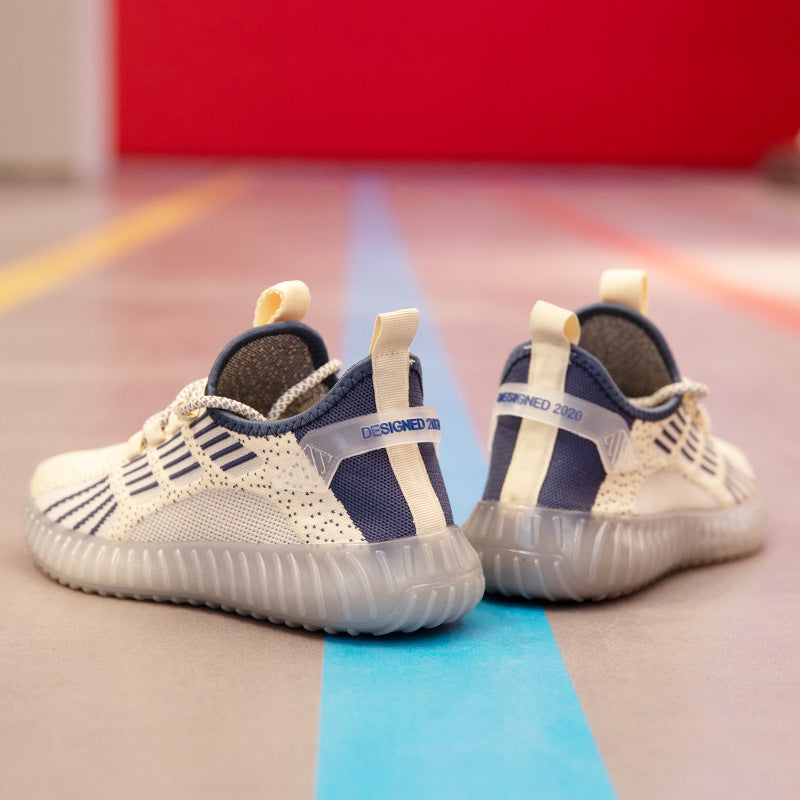 Breathable Flying Fabric Sports Shoes For Men Product information : Popular elements: sewing thread, shallow mouth Heel shape: platform Inner material: mesh cloth Opening depth: shallow mouth (below 7cm) Upper height: low upper Toe shape: round head Heel