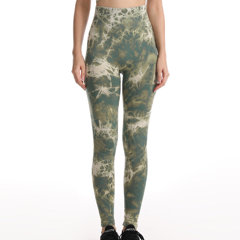Tie Dye Leggings Women Fitness Yoga Pants Seamless Push Up Workout Tights Gym Sports Legging Overview: Unique design, stylish and beautiful. Good material, comfortable wear. A variety of colors, any choice. Product Information: Suitable exercise: Yoga App