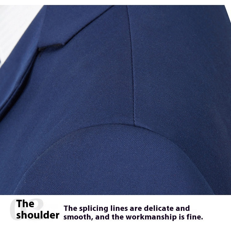Men's Casual Business Suit Two-piece Suit Plus Size Work Ball Suit Men Product information: Fabric name: Chemical Fiber blend Color: gray, black, red, navy blue Main fabric composition: viscose Size: S,M,L,XL,2XL,3XL,4XL Style: slim fit Inventory Type: en