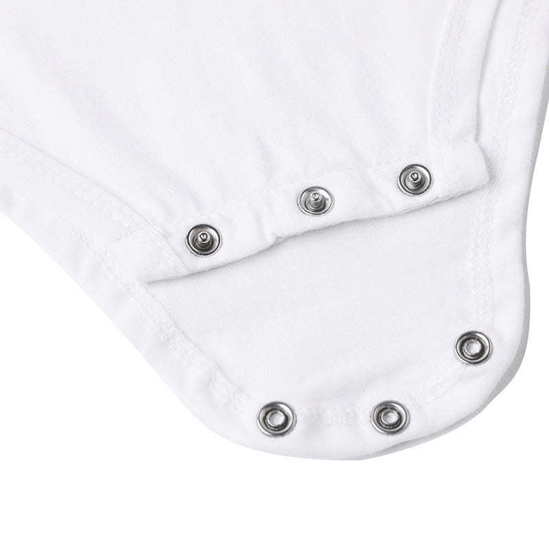 Newborn Breathable Cotton Short Sleeve Romper Cute Baby Jumpsuit Product information: Color: white, gray, black Suitable height: 66cm jumpsuit (0-3 months),73CM jumpsuit (3-8 months),80cm jumpsuit (8-12 months) Style: short climb Fabric name: Cotton Appli