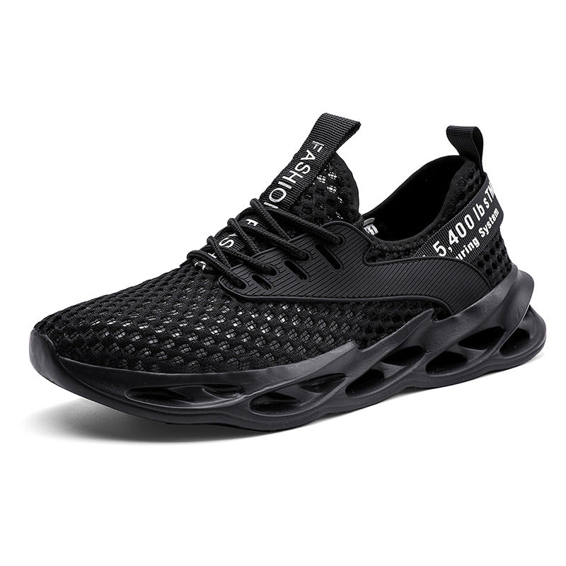 Large Mesh Blade Sneaker Men's Breathable Summer Product information: Applicable sports: Universal Lining material: Mesh Color: white, gray, camouflage, Black Upper height: low top Heel height: mid heel (3-5CM) Size: 37, 38, 39, 40, 41, 42, 43, 44, 45, 46