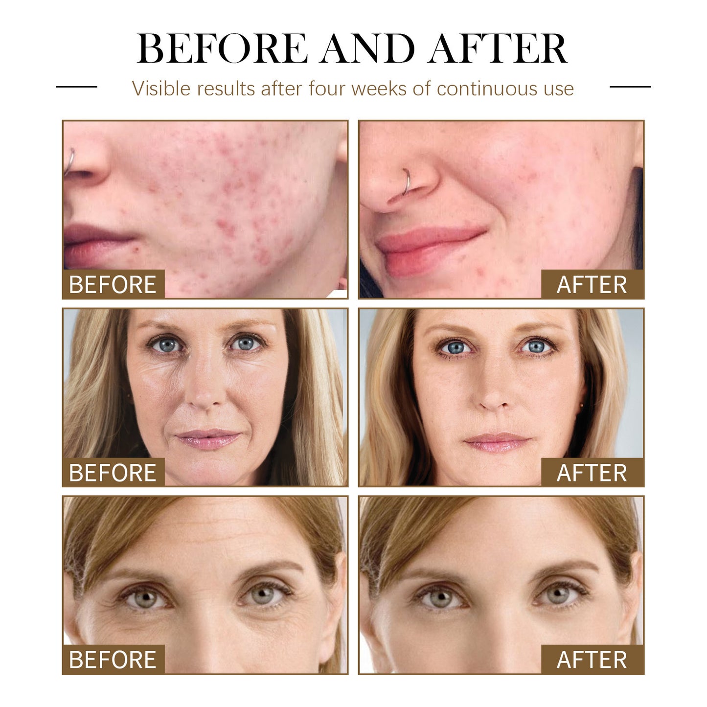 Facial Replenishment Firming Skin Care Solution Product information: Specifications: Standard specifications Net content: 30 Product Name: facial moisturizing essential oil Use part: facial care Packing list: Essence * 1 Product Image: Facial Replenishmen