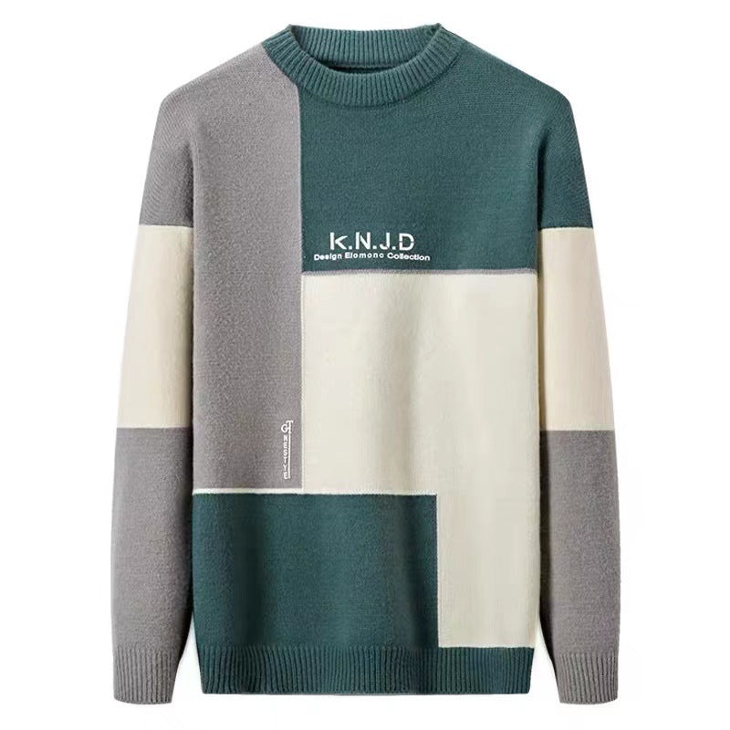 Men's Multi-colored Half-turtleneck Sweater Product information: Color: gray, black, green Suitable for people: Teenagers Size: M,L,XL,2XL,3XL Fabric name: knitted Main fabric composition: Polyester Fiber Applicable Gender: Male Size: Note: 1. Asian sizes