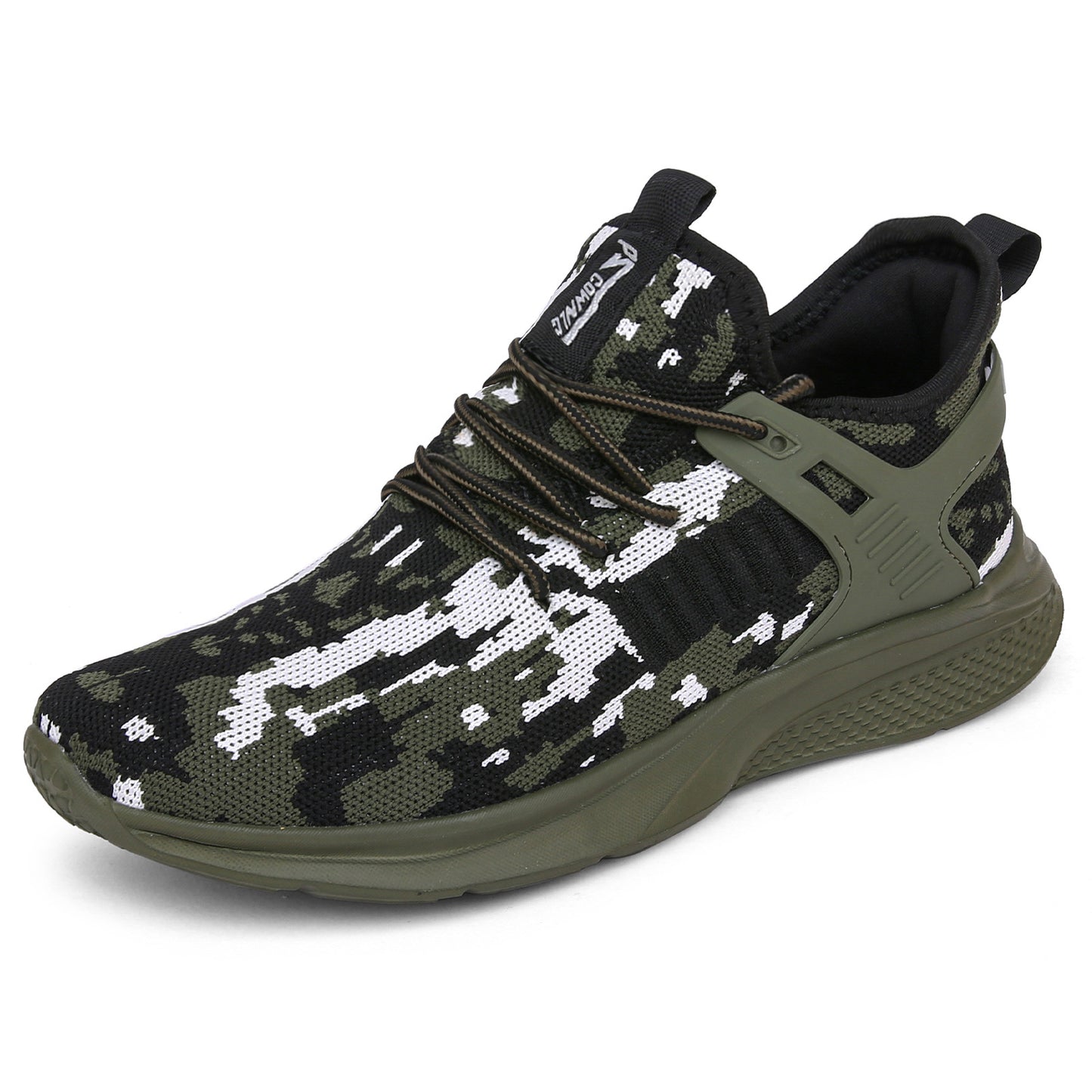 Leisure Sports Men's New Flyknit Mesh Shoes Product information: Color: Black, Army Green Heel height: low heel (1-3CM) Heel shape: Platform Size: 39, 40, 41, 42, 43, 44, 45, 46 Sole craft: sewing shoes Cutting depth: Middle mouth (7-11CM) Sole material: