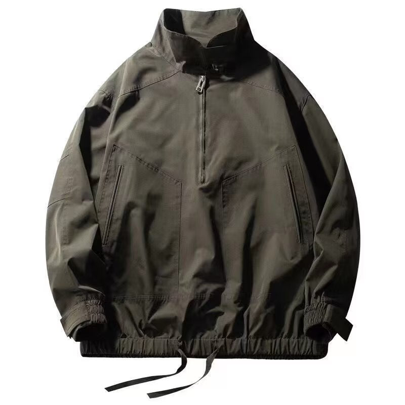 Outdoor Shell Jacket Commuting Functional Workwear Product information: Color: A003 Black, A003 Brown, A003 Green Size: M,L,XL,2XL,3XL Version: Loose Sleeve type: regular sleeve Main fabric composition: Polyester Fiber (polyester) Note: 1. Asian sizes are