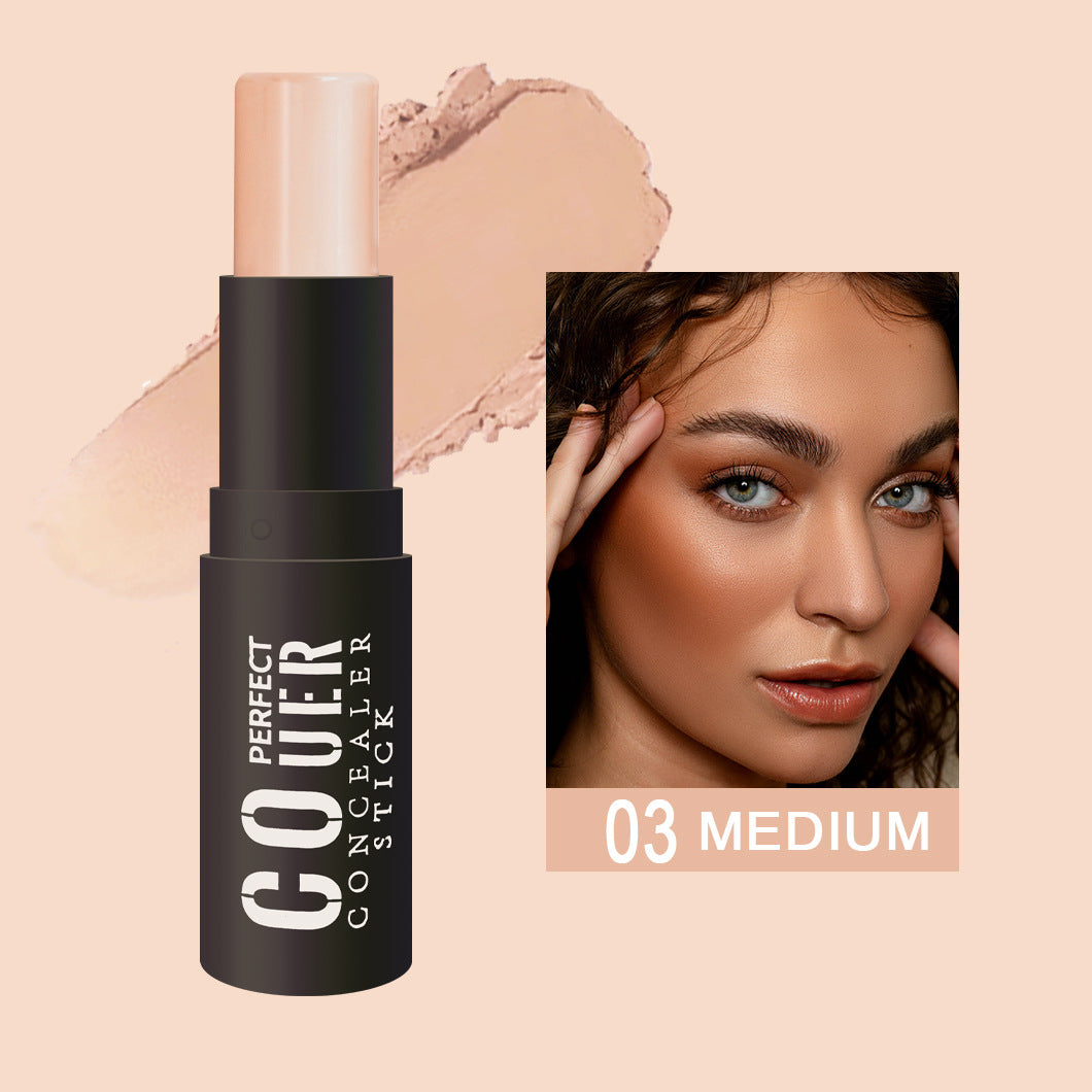 Rotary Contour Stick Face Slimming Sweat-proof Product information: Efficacy: waterproof, improve skin color, modify outline Color: White Color classification: 01# Dark, 02# light, 03# medium Net content: 7g Type: Contour Stick Packing list: Concealer x1