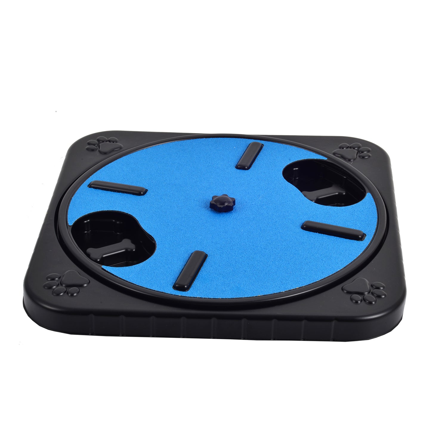Rotating Dog Scratch Board Wear-resistant Non-dandruff Pets Toy Pet Products Product information: Specifications: black, green, purple, yellow, blue Material: Plastic Category: Pet tableware Product Size: 32*32 * 3.8cm Packing list: 1*Pet Toy Product Imag