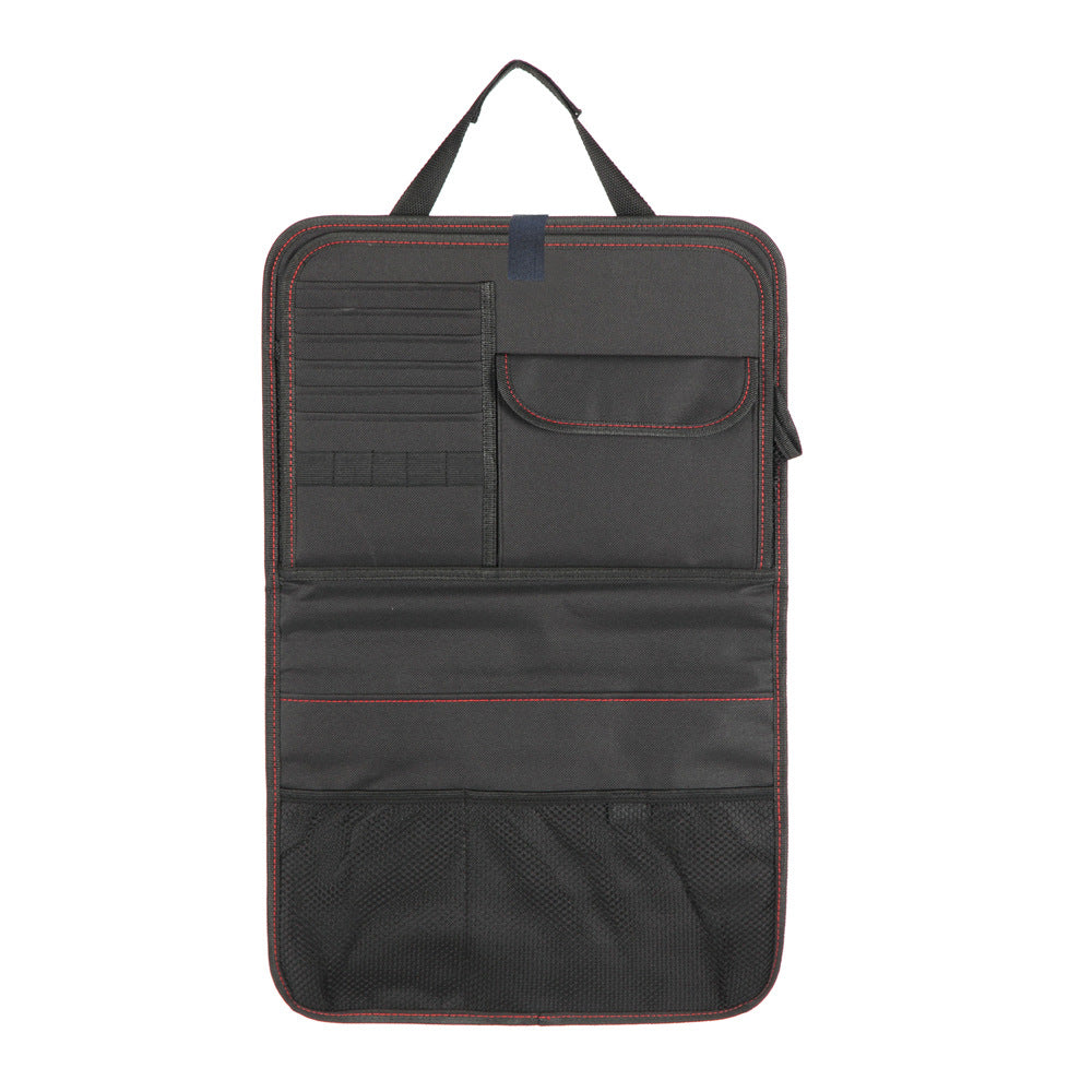 Car Seat Back Storage Bag Car Organizer Bag Foldable Dining Table Tray Travel Storage Bag Car Interior Accessories Overview: 1.Perfect protect your seats from scratches, spills, stains, scuff marks, mud, dirt, and getting worn out. 2.Multi-Pocket Storage,