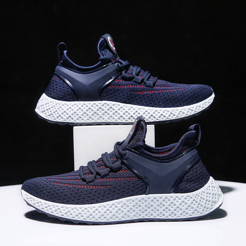 Spring Mesh Breathable Youth Casual Fly Woven Men's Shoes Product information: Product category: Sports casual shoes Opening depth: shallow mouth (below 7cm) Applicable age: summer, spring, autumn Popular Elements: Fei Weaving style: Casual Applicable gen